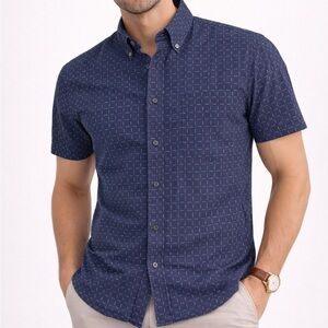Uniqlo Print Button Down Shirt